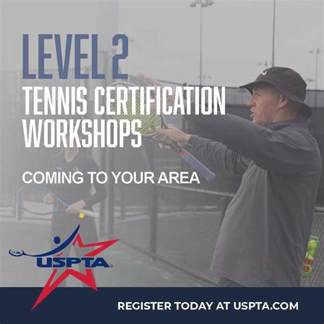 become a certified tennis instructor.